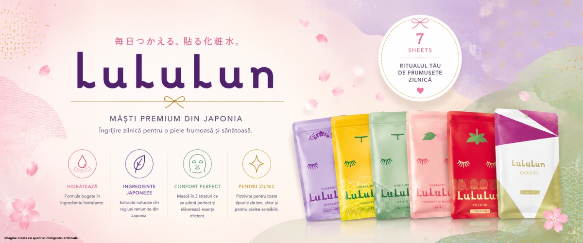 Măști faciale japoneze LuLuLun